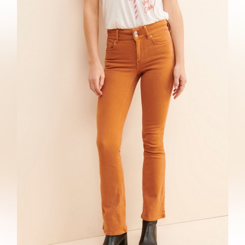 Free People Rust color Jeans NWT